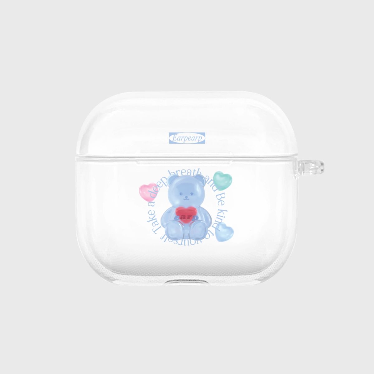 어프어프(EARPEARP) HEART JELLY COVY-BLUE(에어팟3-클리어하드)