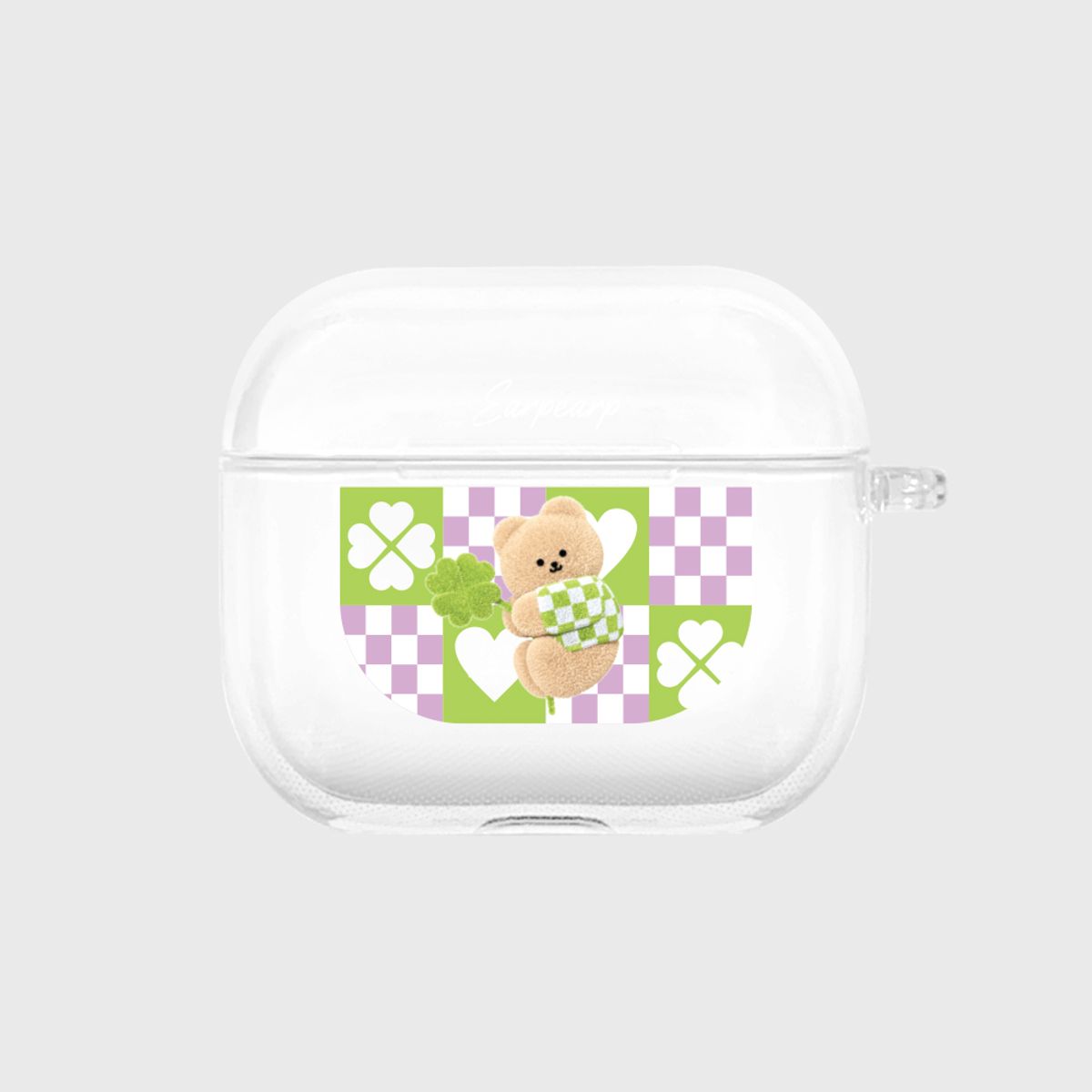 어프어프(EARPEARP) CLOVER COVY PATTERN(에어팟3-클리어하드)