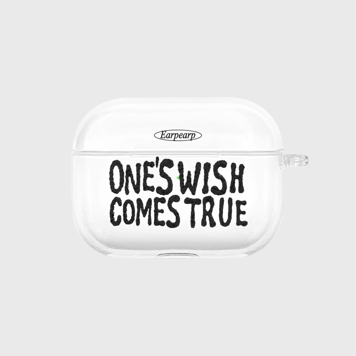 어프어프(EARPEARP) ONES WISH COMES TRUE-BLACK(에어팟프로-클리어하드)