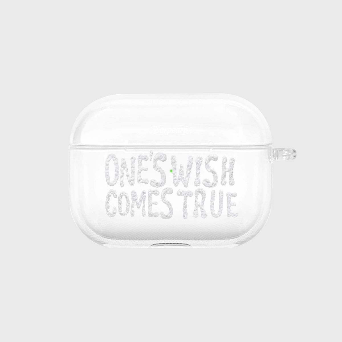 어프어프(EARPEARP) ONES WISH COMES TRUE-WHITE(에어팟프로-클리어하드)