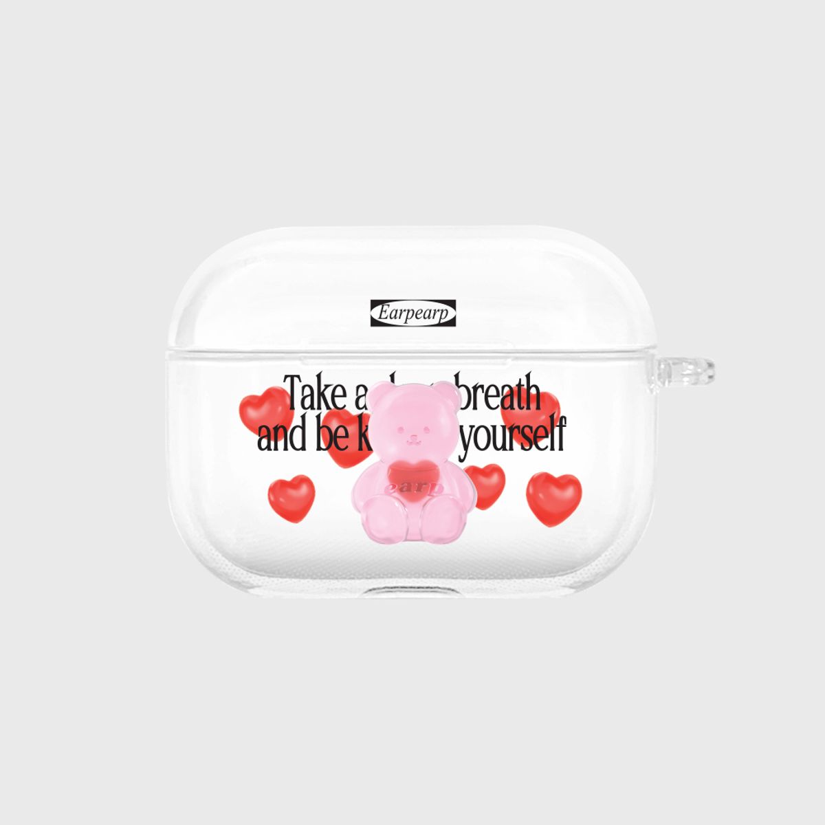 어프어프(EARPEARP) HEART JELLY COVY-PINK(에어팟프로-클리어하드)