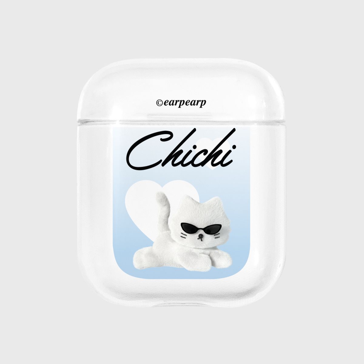 어프어프(EARPEARP) SUNGLASSES CHICHI HEART(에어팟-클리어)
