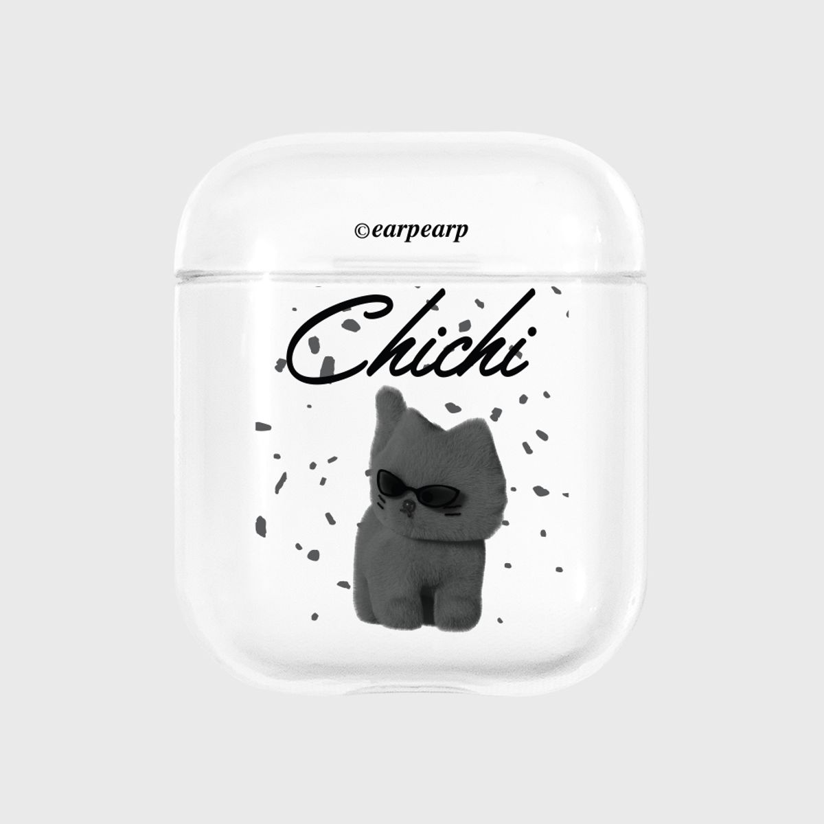 어프어프(EARPEARP) SUNGLASSES CHICHI-GREY(에어팟-클리어)
