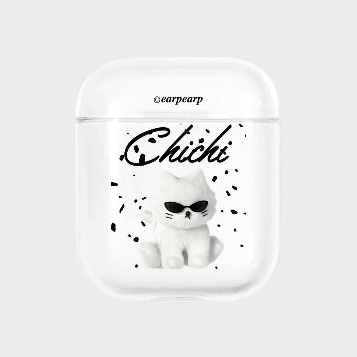 어프어프(EARPEARP) SUNGLASSES CHICHI-WHITE(에어팟-클리어)