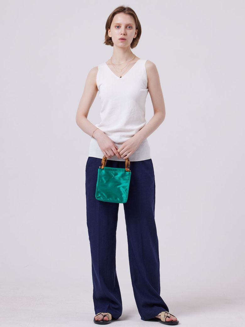 color satin tote bag