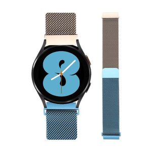 VRG114-BB 갤럭시워치 4 3 클래식 액티브 스포츠 기어 투톤 밀레니즈 루프 메쉬밴드 스트랩 20mm