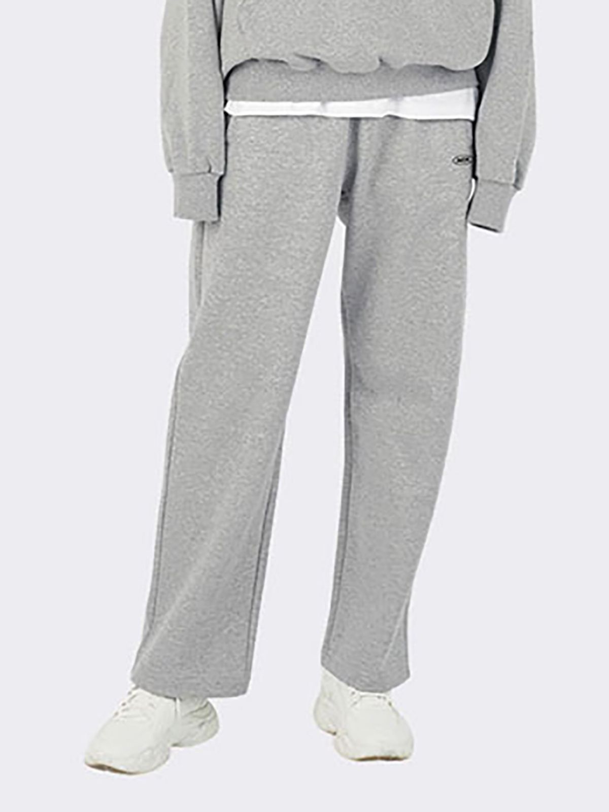 에이오엑스(AOX) String-detailed Sweatpants (Gray)