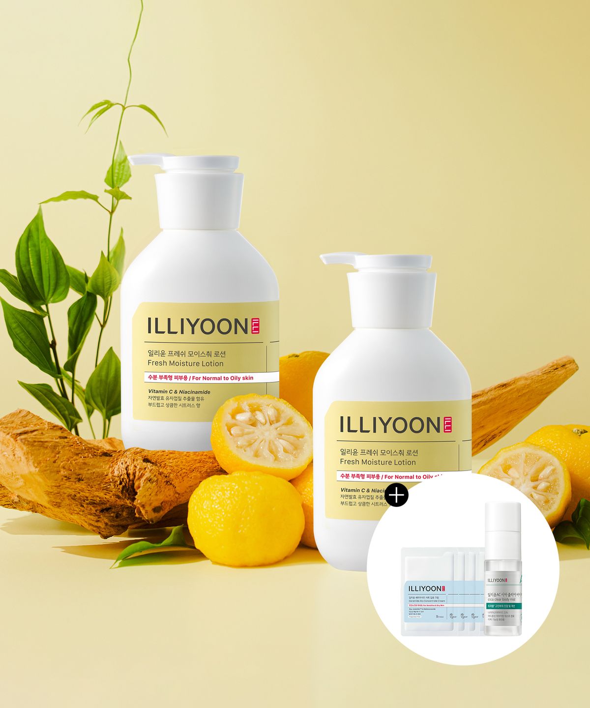일리윤(ILLIYOON) 프레쉬모이스춰 바디로션 350ml 2입