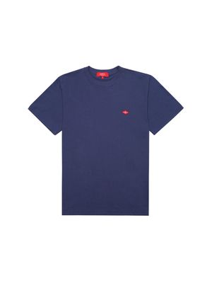 AN LOGO BASIC T-SHIRT - NAVY