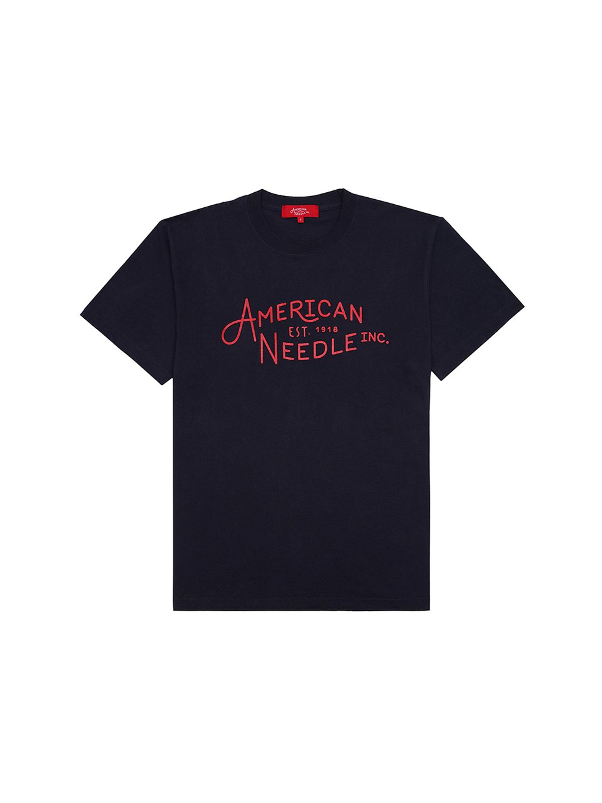 아메리칸니들(AMERICAN NEEDLE) AN BASIC T-SHIRT - INDIGO