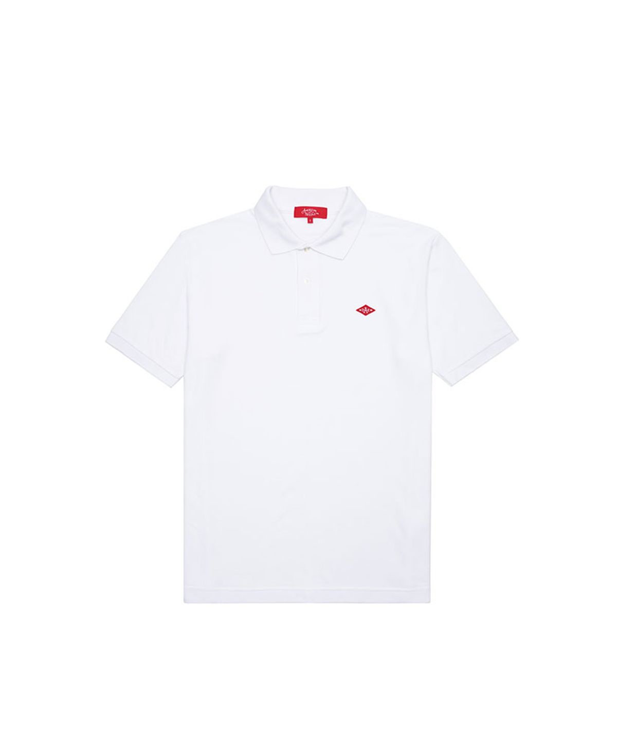 아메리칸니들(AMERICAN NEEDLE) AN BASIC POLO-SHIRT - WHITE