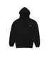 AN OVER SWEAT HOODY - BLACK