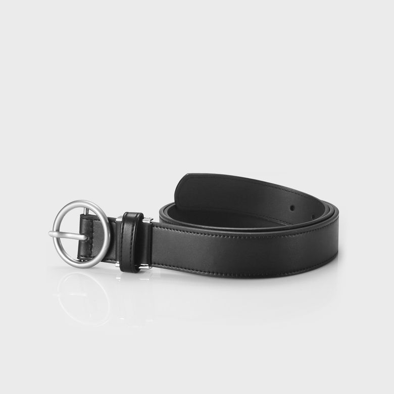 남녀공용 링 스티치 28mm 비조 벨트 MU018CBK