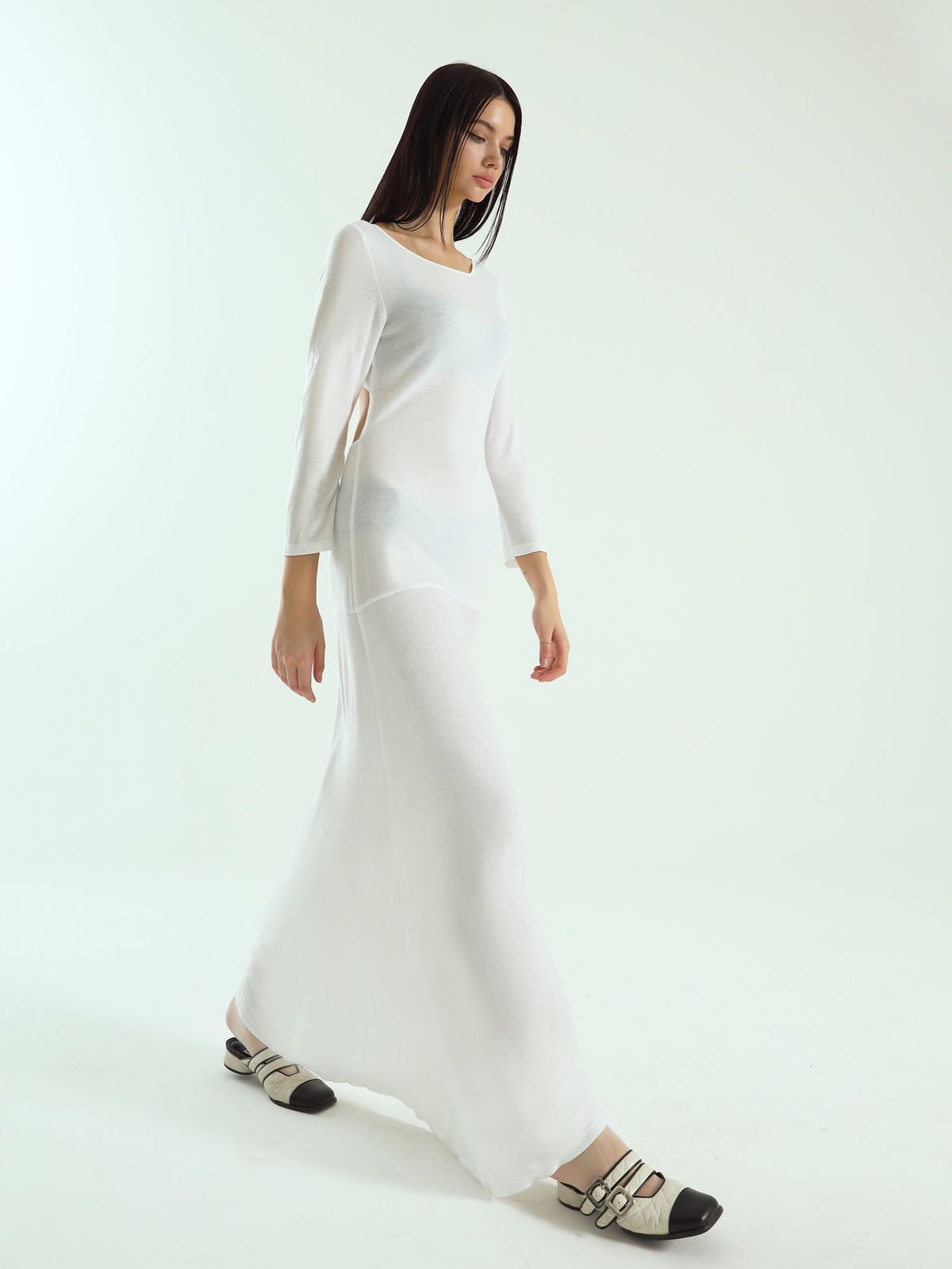 비나제이(VINAJ) 백리스 맥시 원피스 (White)