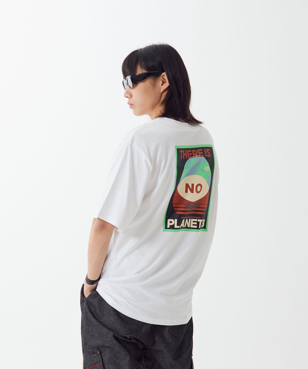폴루션(POLLUTION) Poster Half T-Shirt(PUNCMTS012_WH)