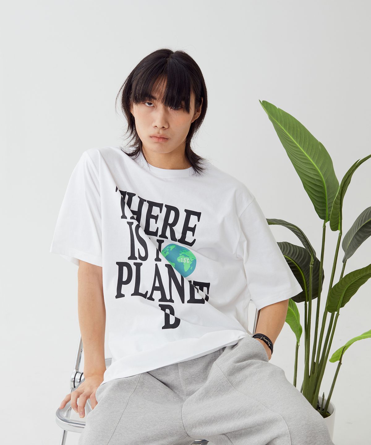 폴루션(POLLUTION) No Plan B Half T-Shirt(PUNCMTS009_WH)