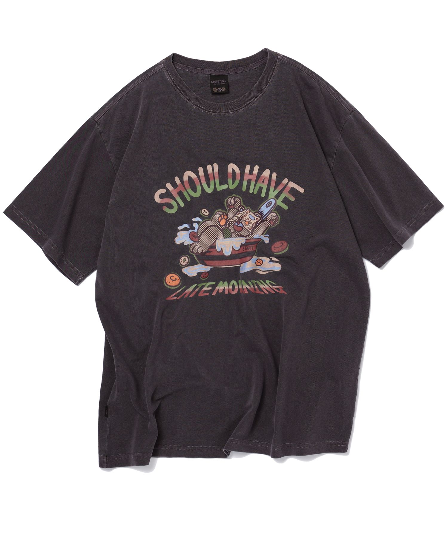 【CPGN STUDIO】Cereal Teddy Pigment Short Sleeve T-shirt MUSINSA | CPGN STUDIO DONT CRY TEDDY PIGMENT SHORT SLEEVE T