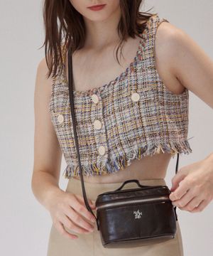 MOE COSMETIC BAG-CHOCO