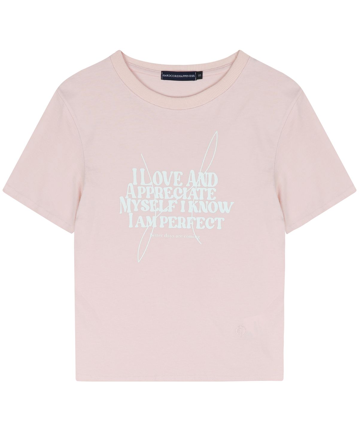 하드코어 해피니스(HARDCORE HAPPINESS) H DRAWING TEE_PINK