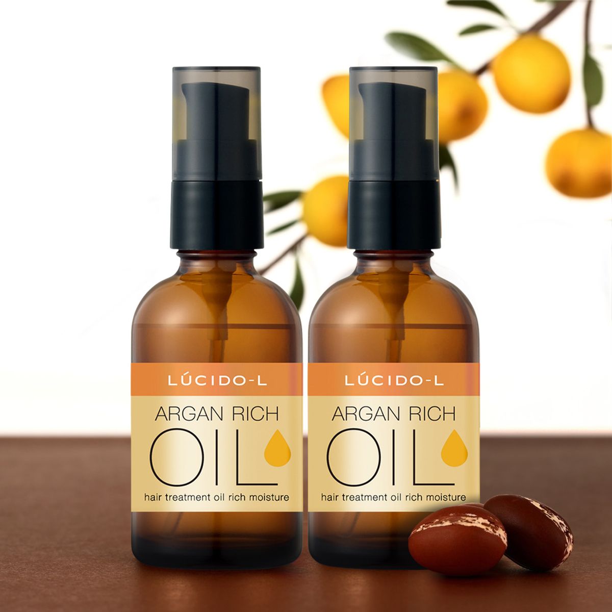 루시도엘(LUCIDO L) 아르간 헤어 트리트먼트 리치 오일 60ml 2개