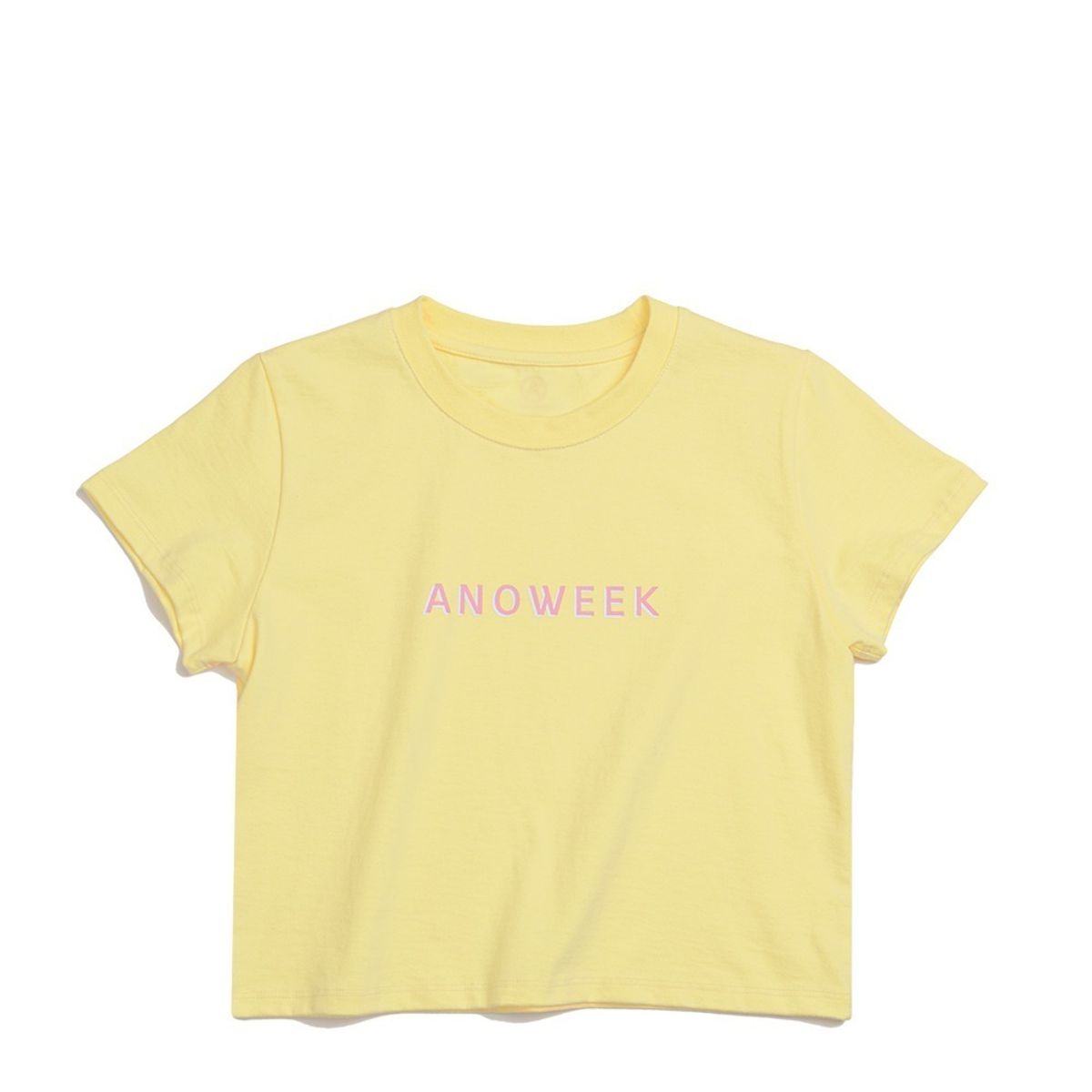 아노윅(ANOWEEK) ANW Gradation Logo Crop T