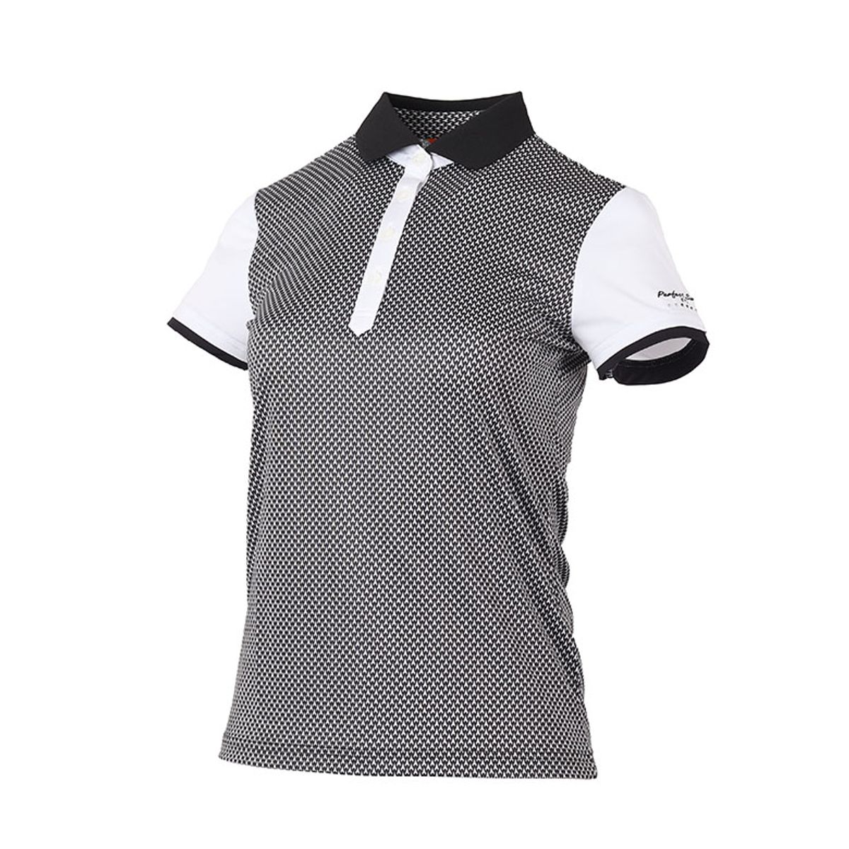 김영주 골프(KIM YOUNG JOO GOLF) 여름 타워패턴 여성 골프티셔츠 GHMLQT9C