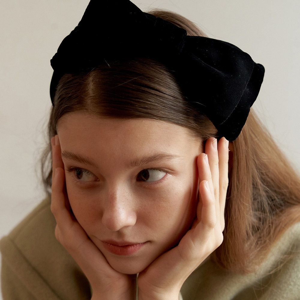 【TATIANA】ELIZABETH RIBBORN VELVET HAIR BAND★送料無料 MUSINSA | TATIANA Elizabeth Ribbon Velvet Hairband_HB0105