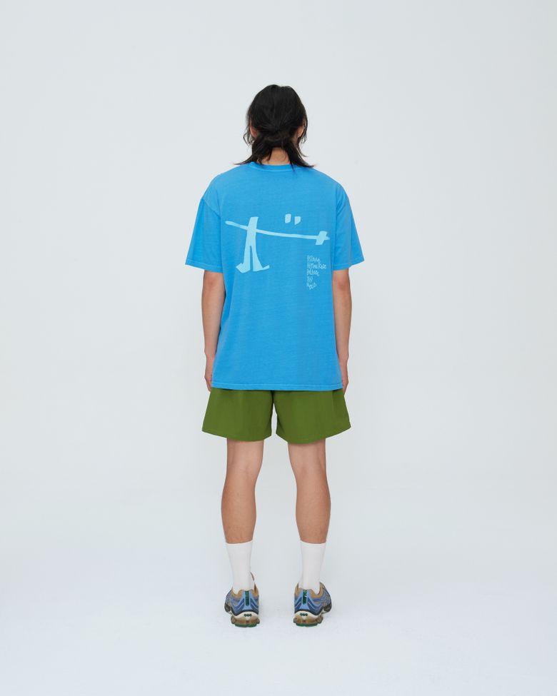 P.H.B.Y Pigment dyed ShortSleeve [sky blue]
