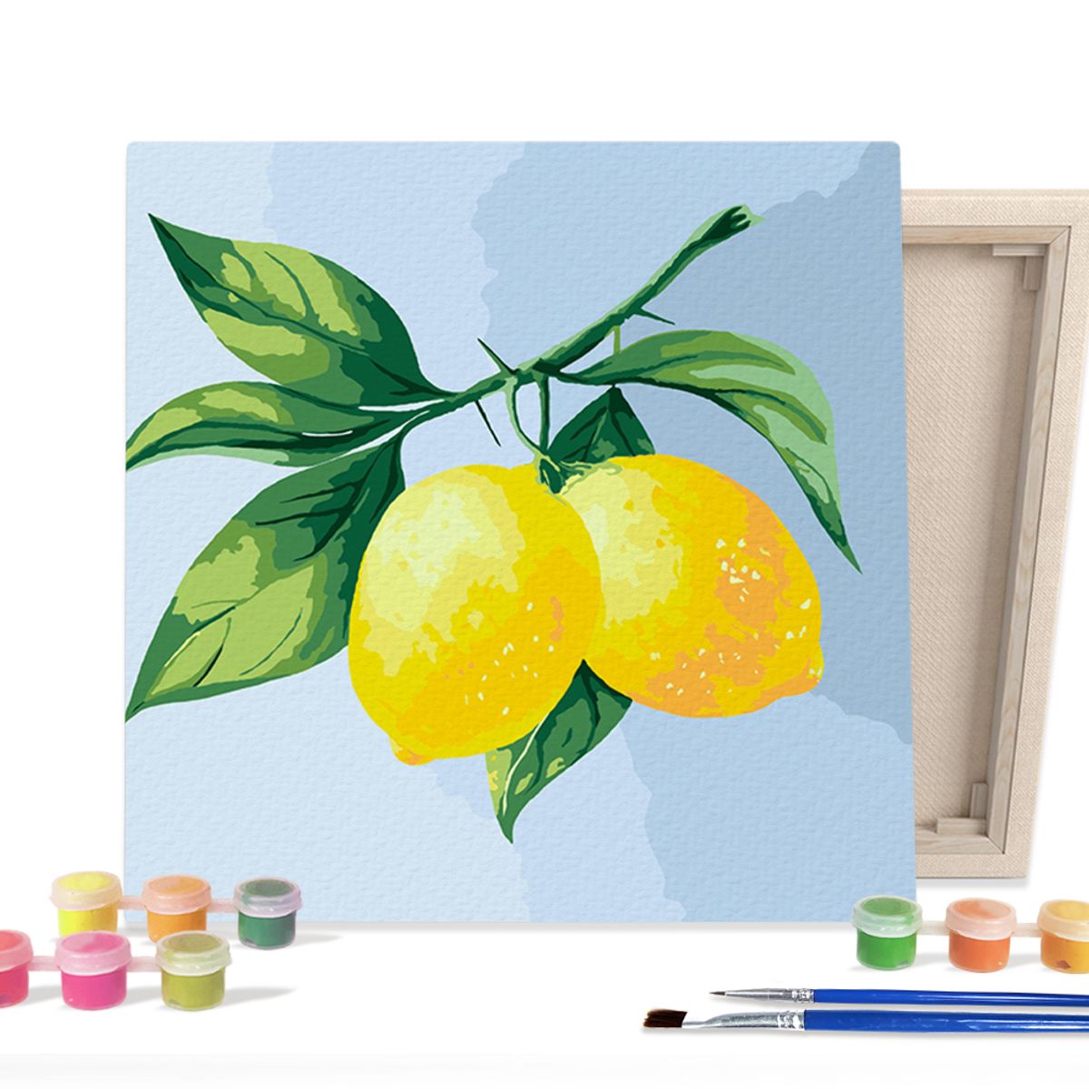 아이러브페인팅(ILOVEPAINTING) DIY캔버스형 그림그리기 25x25cm 레몬