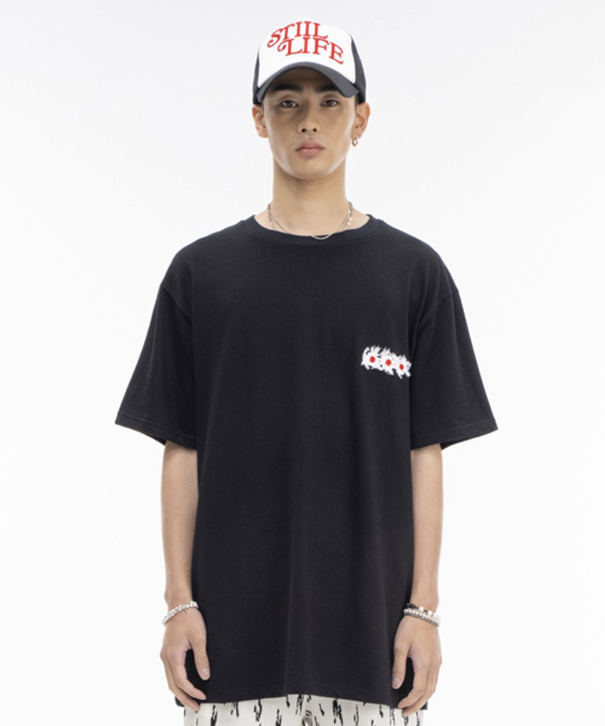 그레이티스트(THE GREATEST) Flower T-Shirt BK
