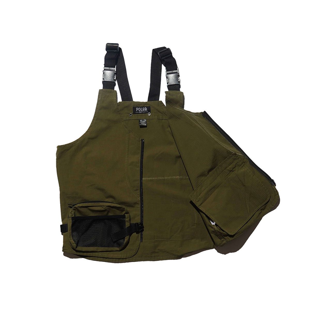 폴러스터프(POLERSTUFF) CT RIP POCKET VEST OLIVE