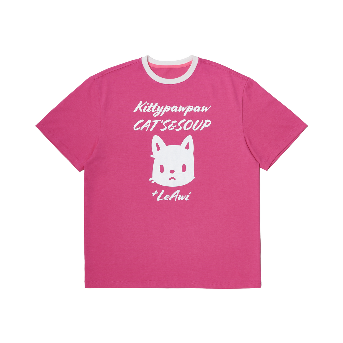 르아위(LEAWI) COLORING TSHIRT PINK