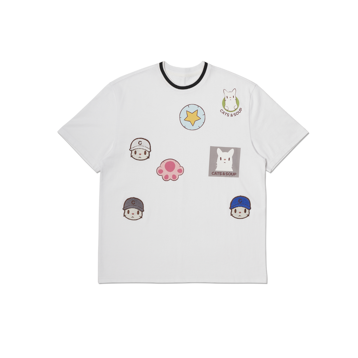 르아위(LEAWI) PATCH TSHIRT WHITE