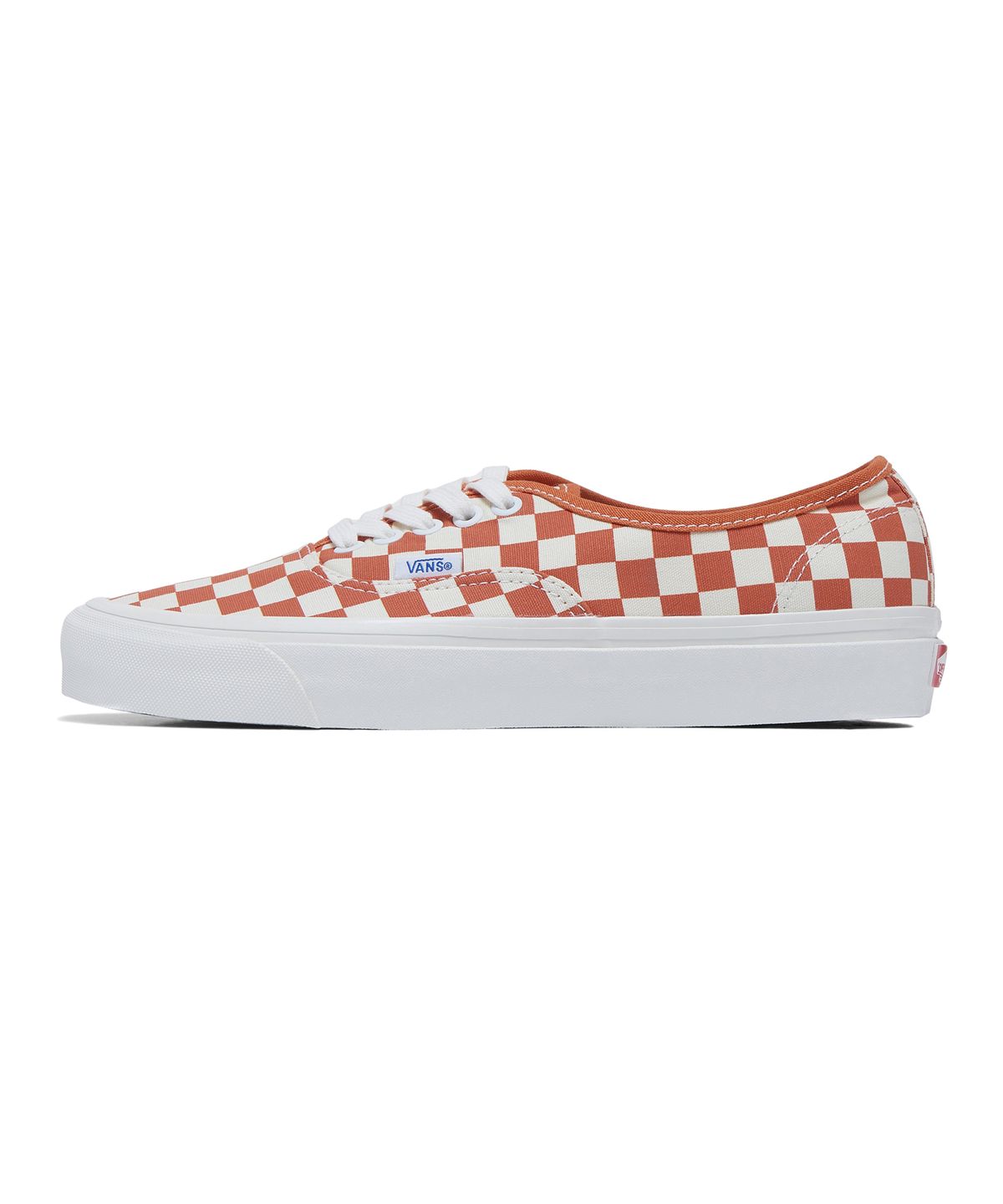 반스(VANS) 어센틱 44 DX - (애너하임 팩토리) 체커보드 번트 오렌지 / VN0A5KX4BTO1
