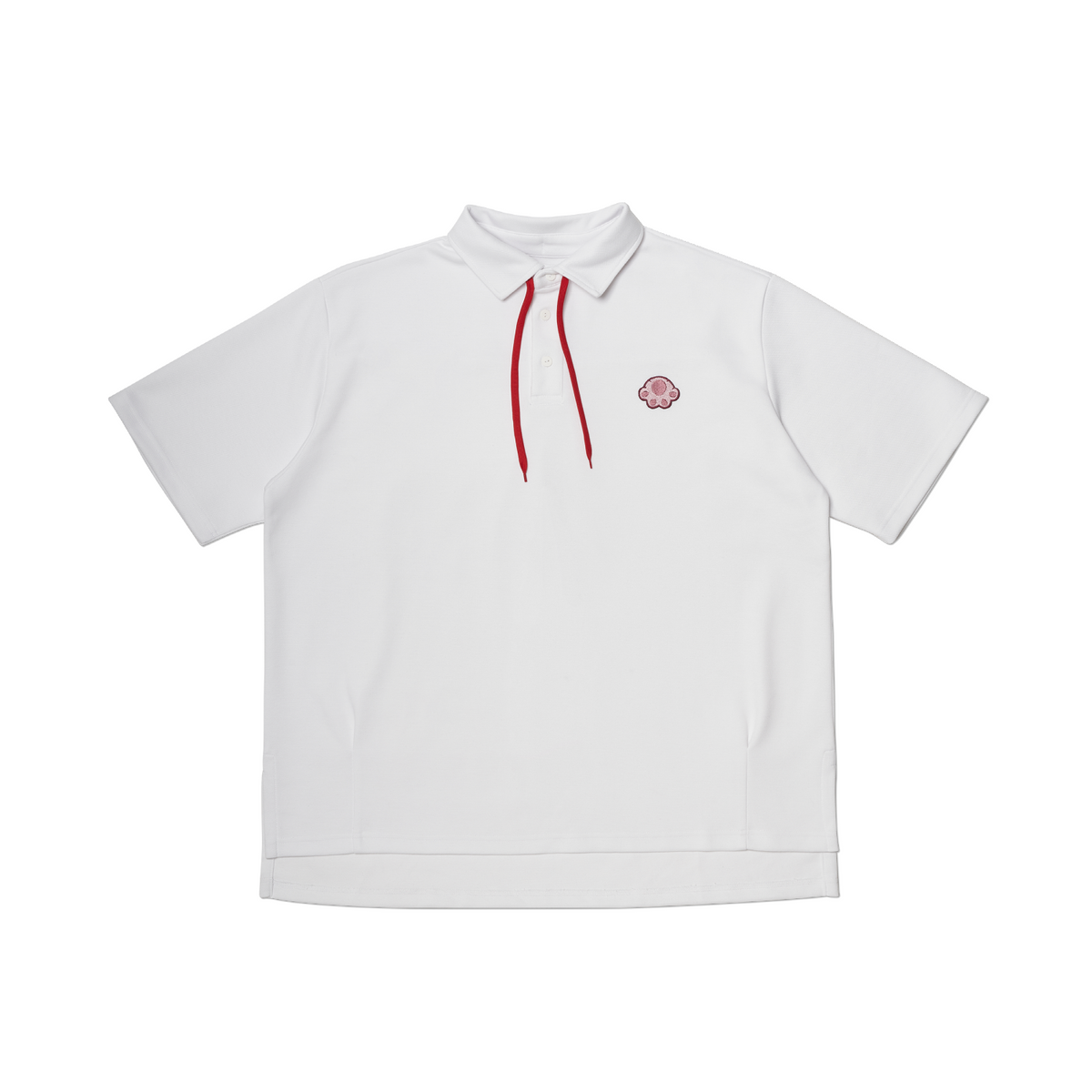 르아위(LEAWI) STRAP PIQUE TSHIRT WHITE
