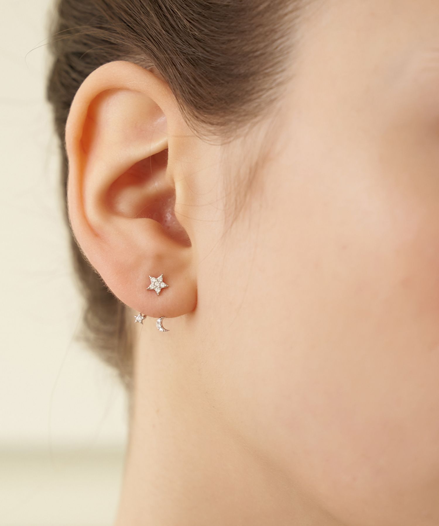 MUSINSA | TATIANA [Silver 925] Petite Milky Way Ear Jacket
