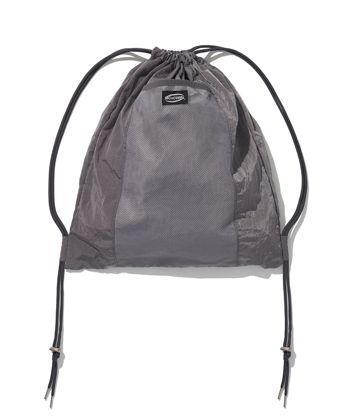 맥앤칩스(MCNCHIPS) Metal velcro gym sack (dark purple)