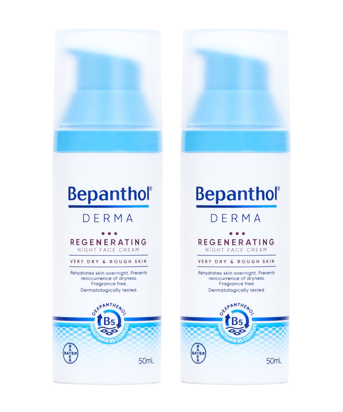 비판톨(BEPANTHOL) 더마 리제너레이팅 나이트 페이스 크림 50ml x 2개
