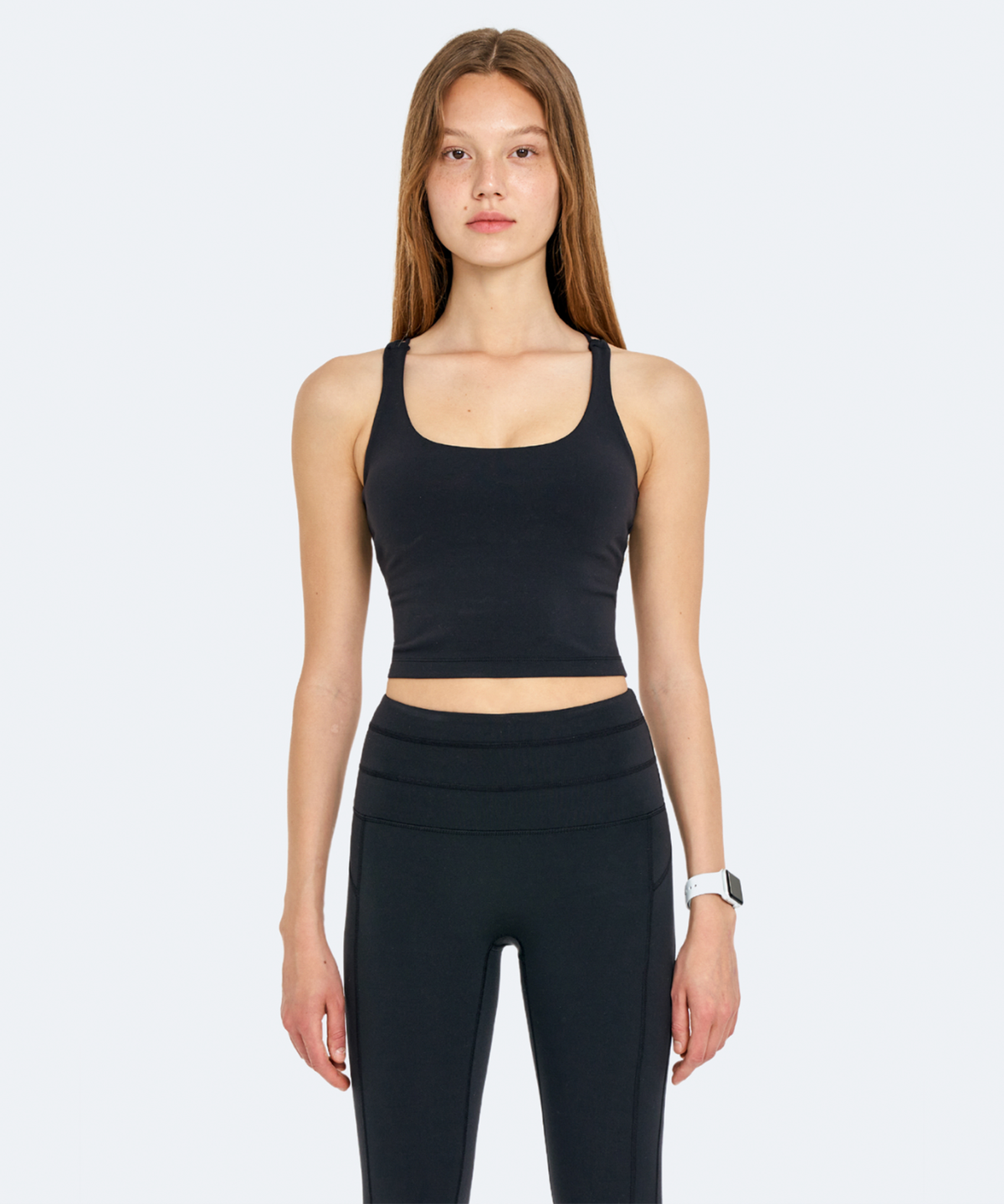 인지액티브(INJIACTIVE) CROSS COMFORT TANK BRA 모던블랙