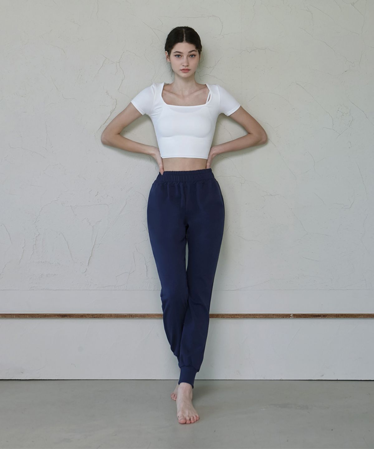 데비웨어(DEVIWEAR) 컴포터블 조거 팬츠 DEVI-B0055-네이비