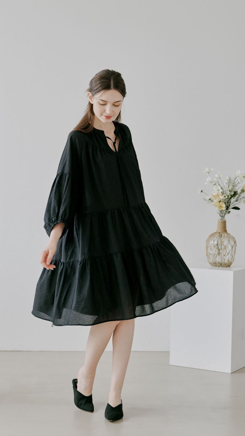 Shirring dress