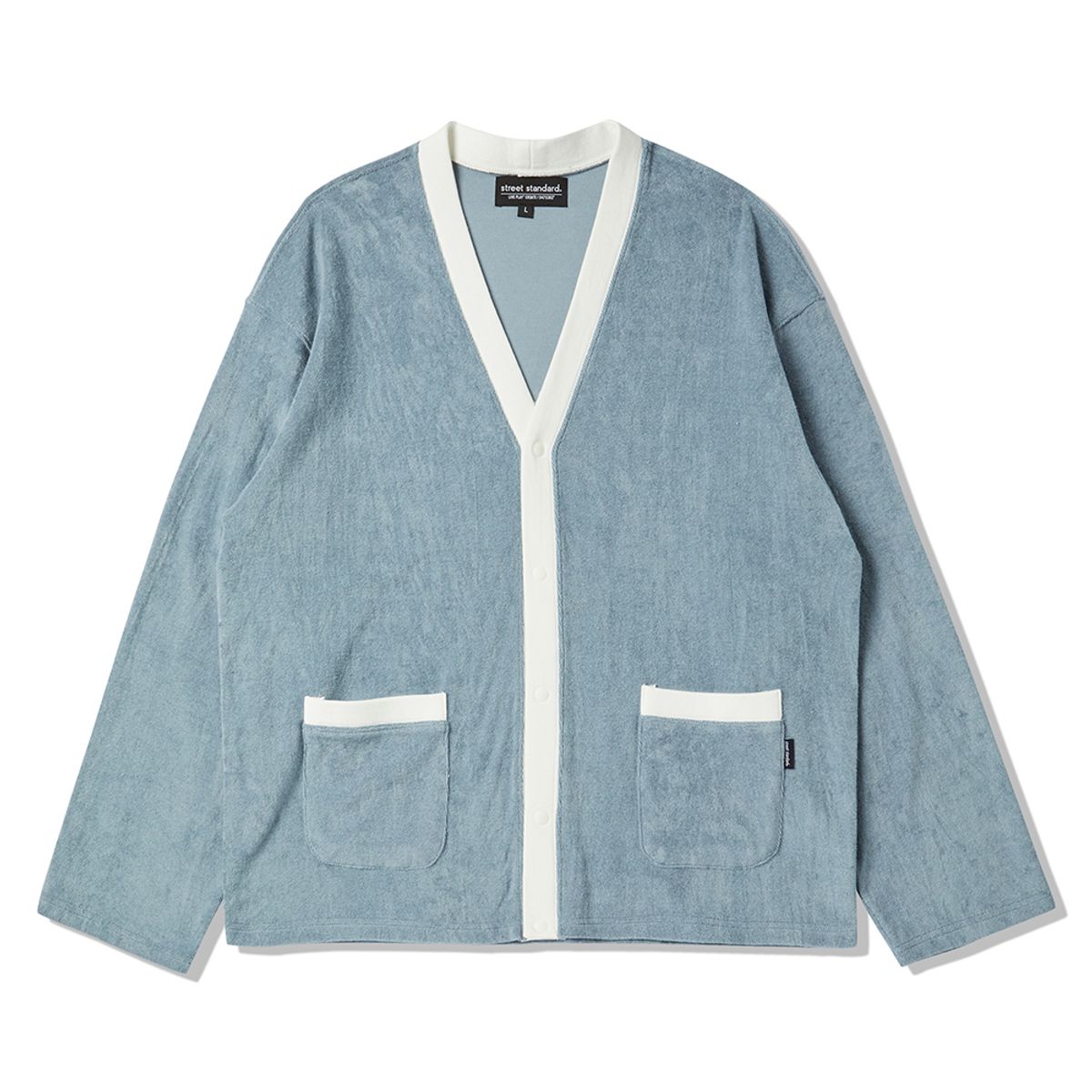 스트리트 스탠다드(STREET STANDARD) [STSD]Terry Robe Cardigan(SUNCMJK001_SBL)