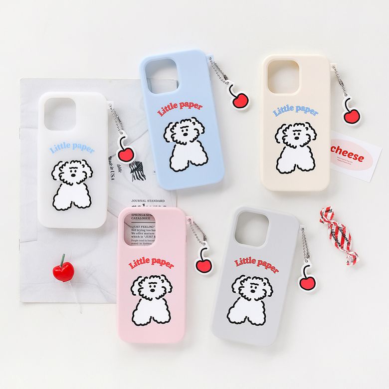Little PaPer 구름이 실리콘 케이스 iPhone13