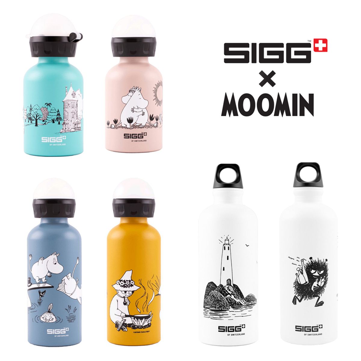 지그키즈(SIGGKIDS) 지그 X 무민 키즈 워터 보틀