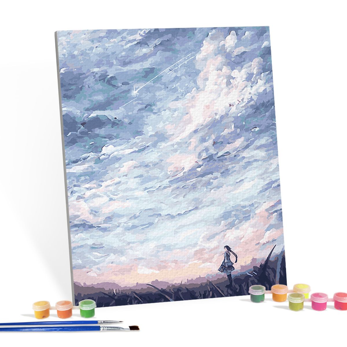 아이러브페인팅(ILOVEPAINTING) DIY캔버스형 그림그리기 40x50cm 유성과 소녀