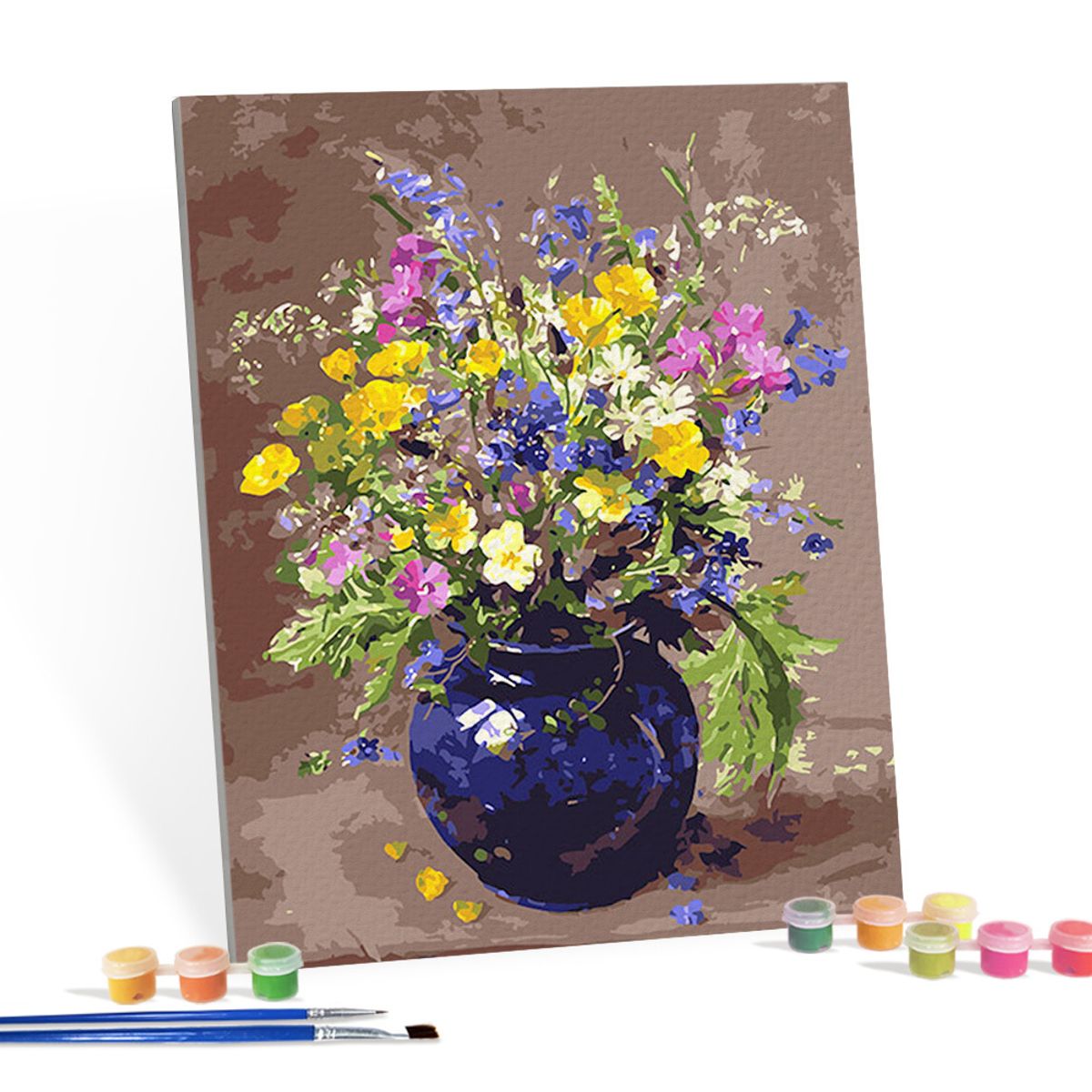 아이러브페인팅(ILOVEPAINTING) DIY캔버스형 그림그리기 40x50cm 생기있는 화병