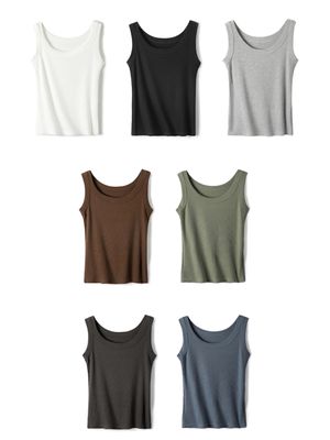 레이온 스판 골지 나시 - 7colors