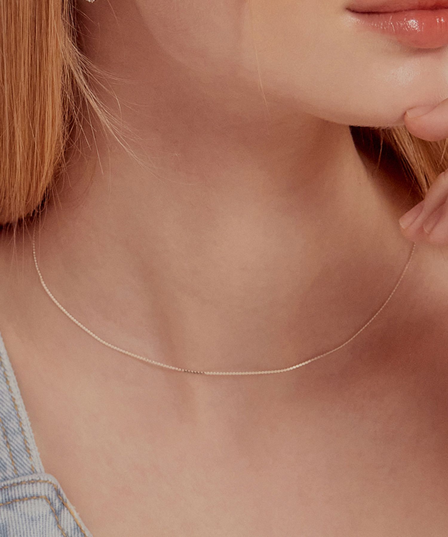 ■TATIANA■ Silver 925 Shining Chain Necklace NZ2011 1708175 MUSINSA | TATIANA (Silver 925) Shining chain necklace NZ2011