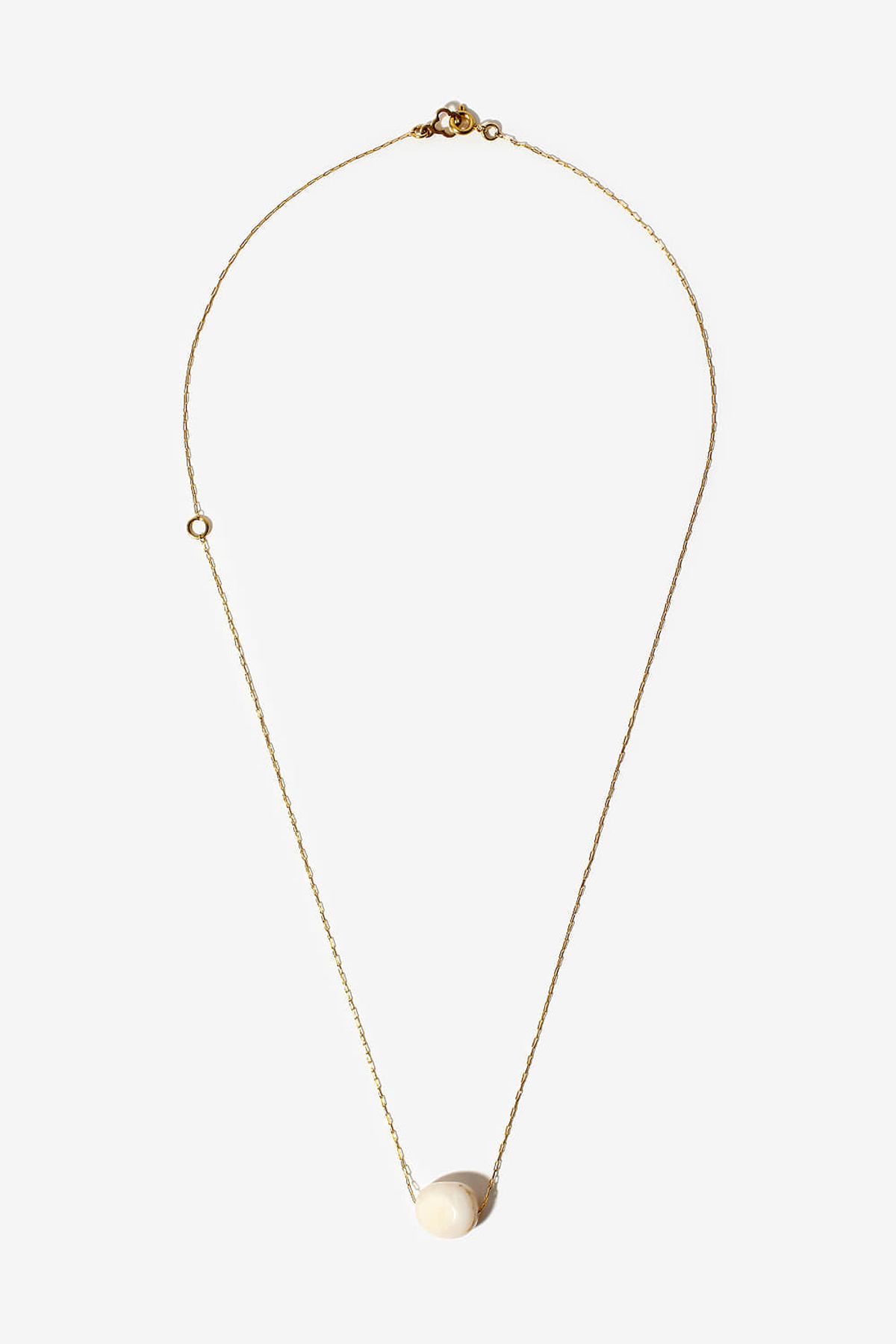 모드곤(MODGONE) 핑크오팔 심플목걸이 Pink Opal Simple Necklace