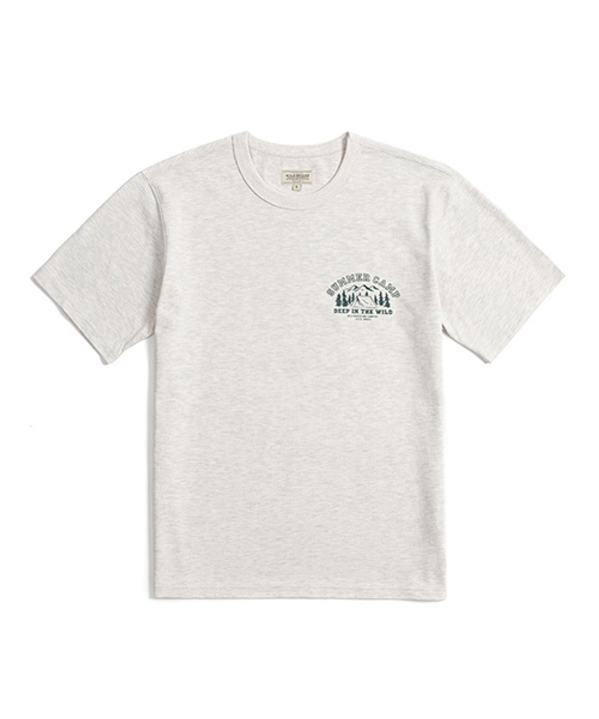 와일드 브릭스(WILD BRICKS) WB SUMMER CAMP T-SHIRT (oatmeal)